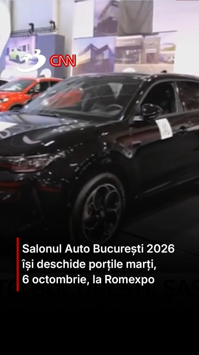 Salonul Auto București 2026 își deschide porțile marți, 6 octombrie, la Romexpo