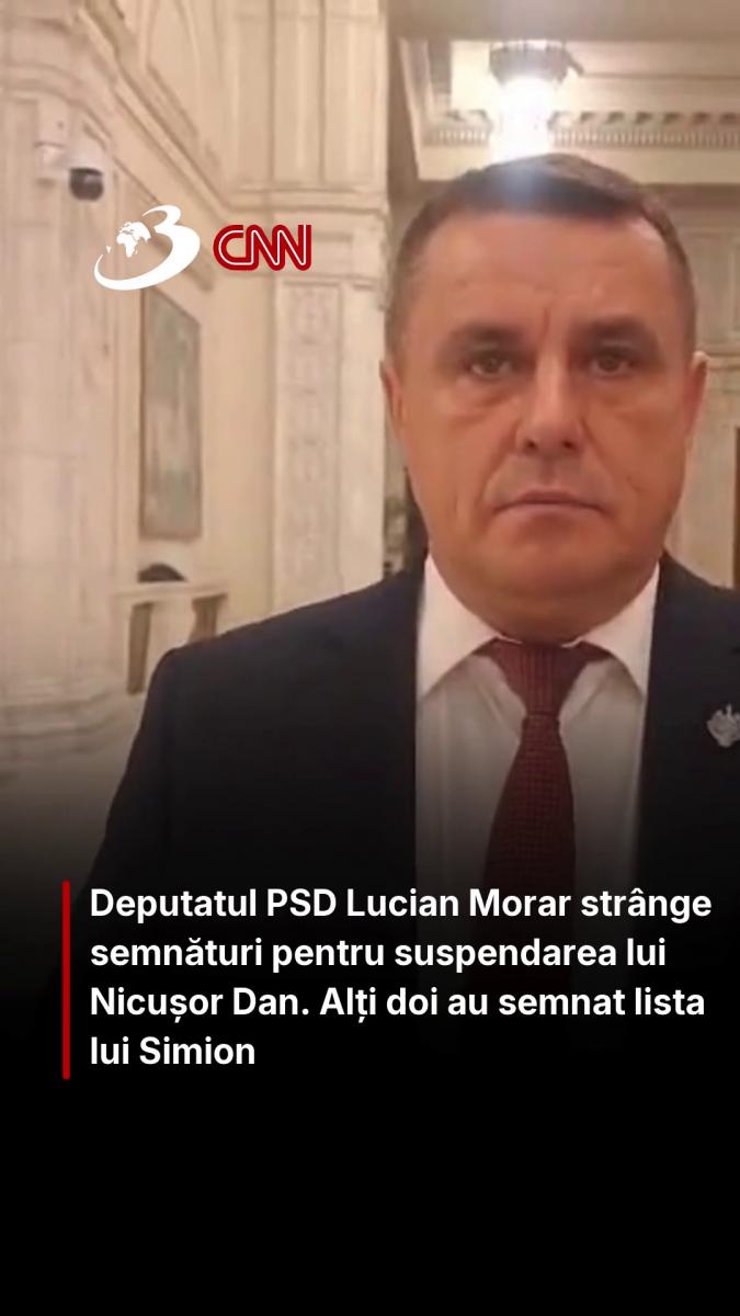 Deputatul PSD Lucian Morar strânge semnături pentru suspendarea lui Nicușor Dan. Alți doi au semnat lista lui Simion