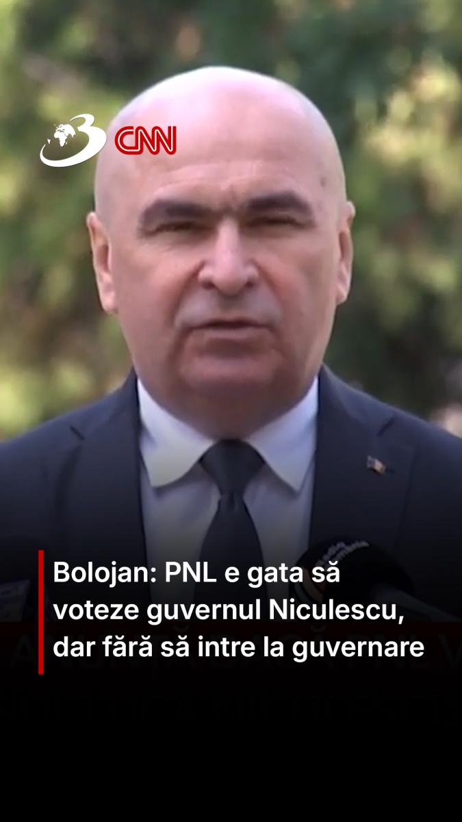 Bolojan: PNL e gata să voteze guvernul Niculescu, dar fără să intre în guvern