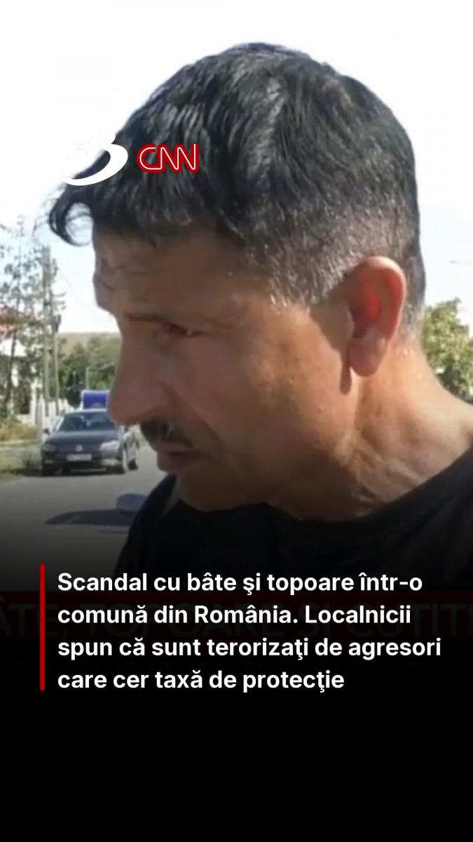 Scandal cu bâte şi topoare într-o comună din România. Localnicii spun că sunt terorizaţi de agresori care cer taxă de protecţie