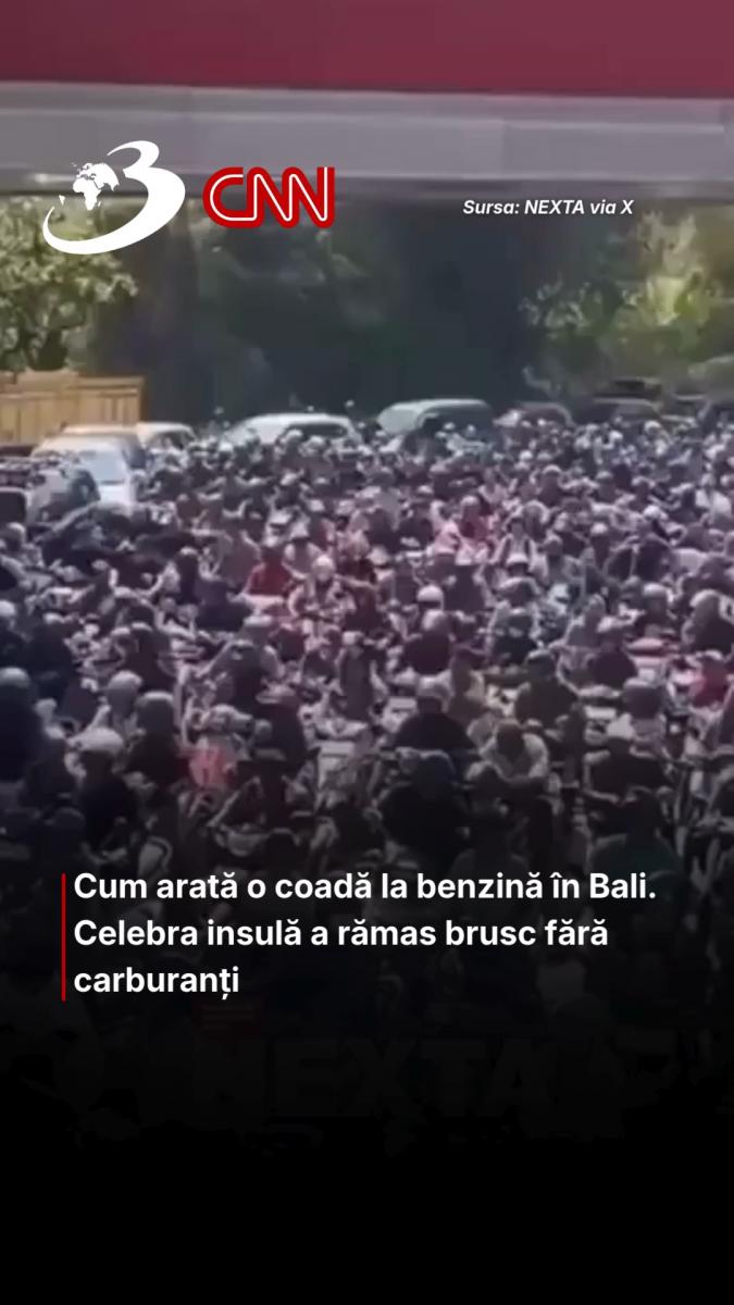 Cum arată o coadă la benzină în Bali. Celebra insulă a rămas brusc fără carburanți