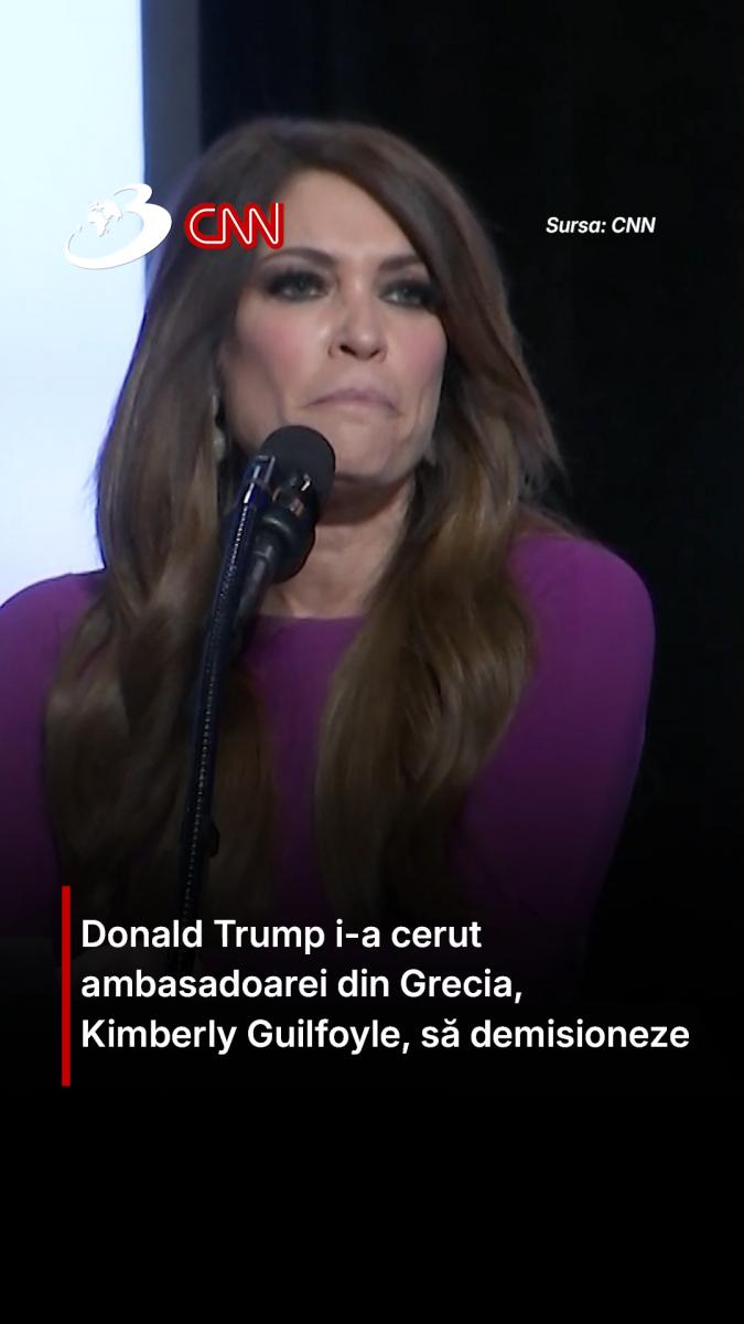 Donald Trump i-a cerut ambasadoarei din Grecia, Kimberly Guilfoyle, să demisioneze