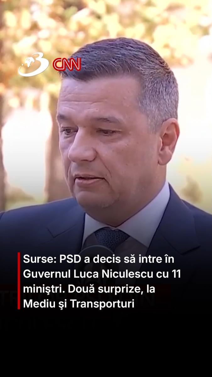 Surse: PSD a decis să intre în Guvernul Luca Niculescu cu 11 miniştri. Două surprize, la Mediu şi Transporturi