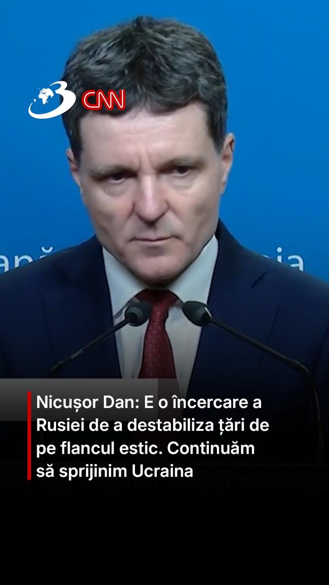 Nicușor Dan: E o încercare a Rusiei de a destabiliza țări de pe flancul estic. Continuăm să sprijinim Ucraina