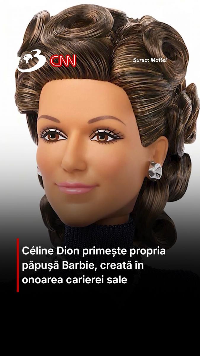 Céline Dion primește propria păpușă Barbie, creată în onoarea carierei sale