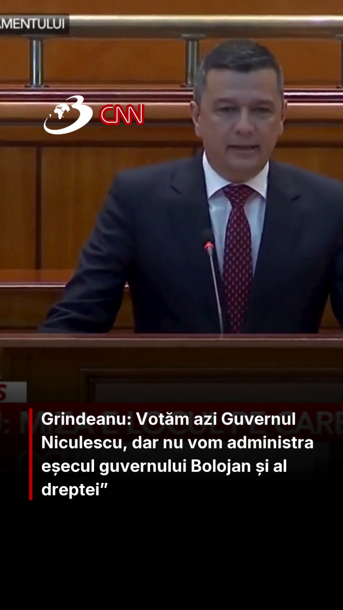 Grindeanu: Votăm azi Guvernul Niculescu, dar nu vom administra eșecul guvernului Bolojan și al dreptei
