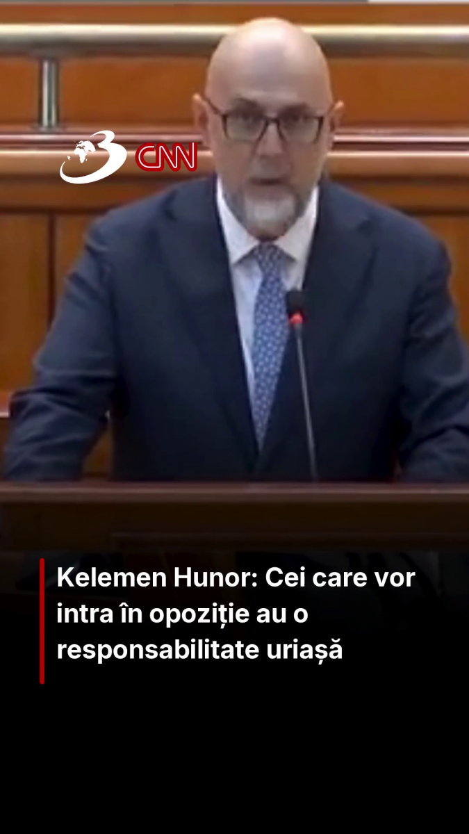 Kelemen Hunor: Cei care vor intra în opoziție au o responsabilitate uriașă 