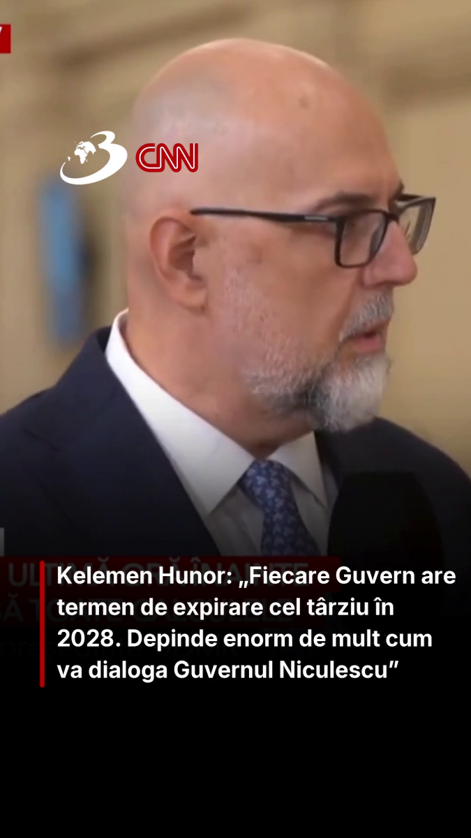 Kelemen Hunor: „Fiecare Guvern are termen de expirare cel târziu în 2028. Depinde enorm de mult cum va dialoga Guvernul Niculescu”