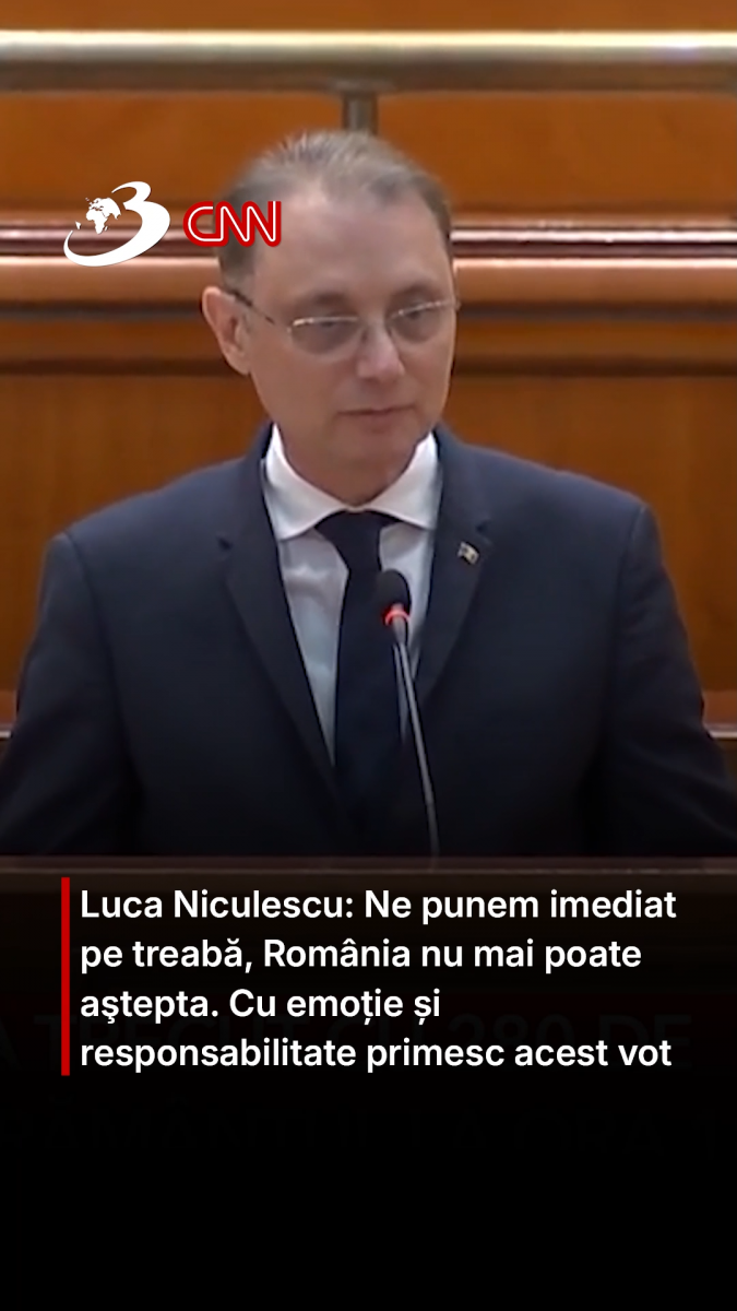 Luca Niculescu: Ne punem imediat pe treabă, România nu mai poate aştepta. Cu emoție și responsabilitate primesc acest vot