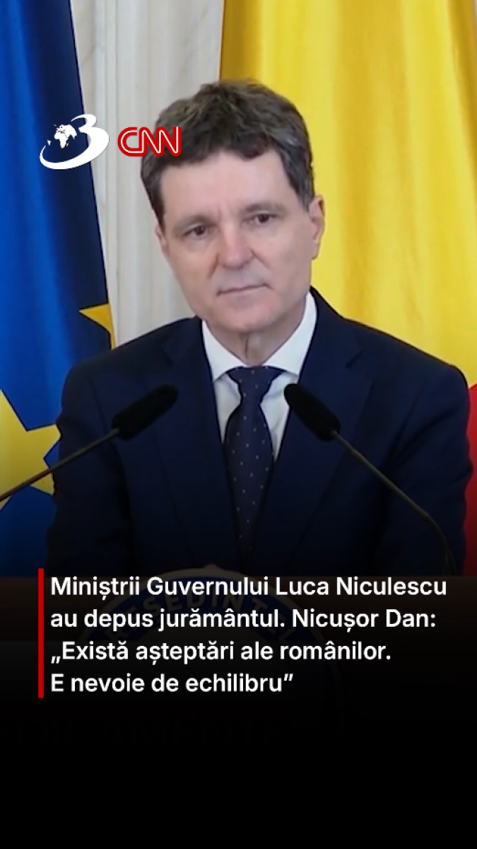 Miniștrii Guvernului Luca Niculescu au depus jurământul. Nicușor Dan: „Există așteptări ale românilor. E nevoie de echilibru”
