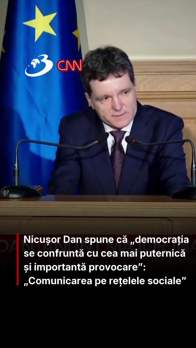 Nicușor Dan spune că „democrația se confruntă cu cea mai puternică și importantă provocare”: „Comunicarea pe rețelele sociale”