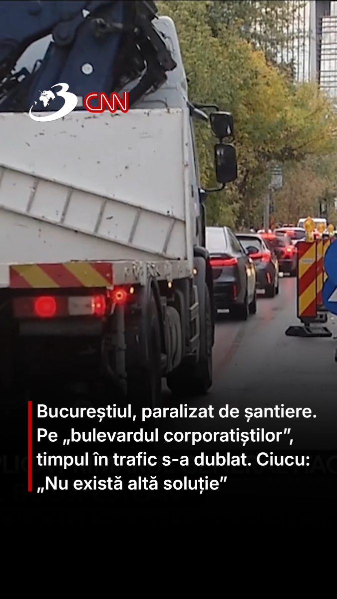 Bucureștiul, paralizat de șantiere. Pe „bulevardul corporatiștilor”, timpul în trafic s-a dublat. Ciucu: „Nu există altă soluție”
