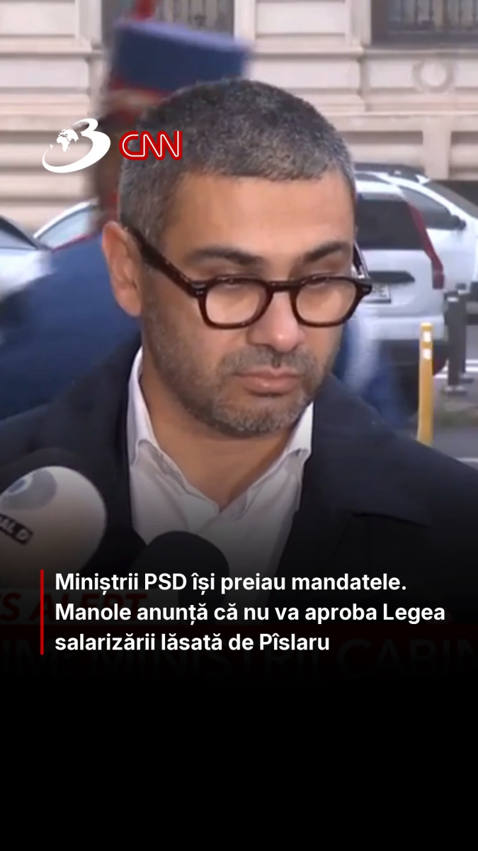 Miniștrii PSD își preiau mandatele. Manole anunță că nu va aproba Legea salarizării lăsată de Pîslaru