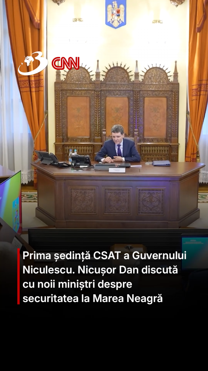 Prima ședință CSAT a Guvernului Niculescu. Nicușor Dan discută cu noii miniștri despre securitatea la Marea Neagră