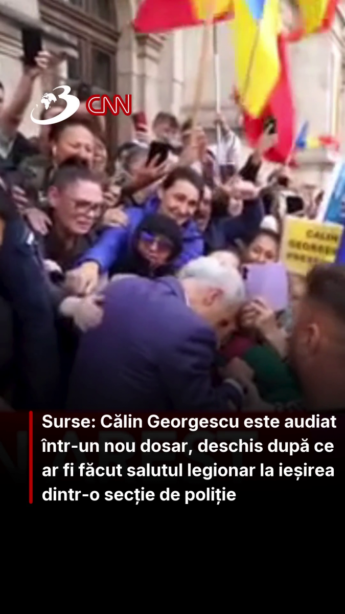 Surse: Călin Georgescu este audiat într-un nou dosar, deschis după ce ar fi făcut salutul legionar la ieșirea dintr-o secție de poliție