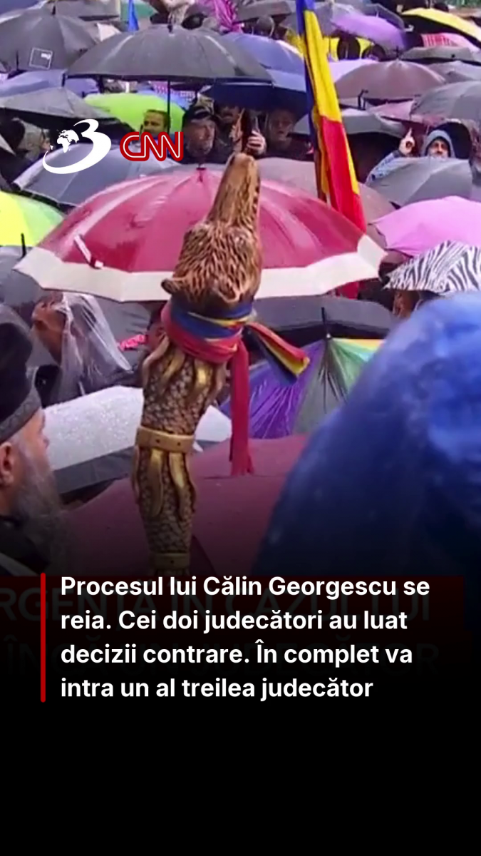 Procesul lui Călin Georgescu se reia. Cei doi judecători au luat decizii contrare. În complet va intra un al treilea judecător