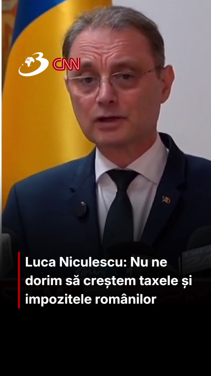 Luca Niculescu: Nu ne dorim să creștem taxele și impozitele românilor 