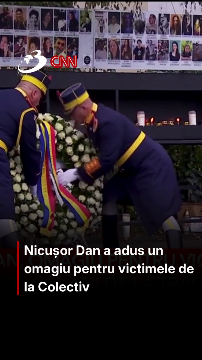 Nicușor Dan a adus un omagiu pentru victimele de la Colectiv