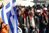 Bătăi de stradă între zecile de mii de manifestanţi şi poliţia elenă. Vezi imagini de la incidente 112377