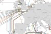 INEDIT: Harta reţelei de cabluri submarine care formează INTERNETUL de astăzi  250809