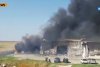 Incendiul de lângă Timișoara a fost stins. O parte din hală s-a prăbușit. Imagini de la fața locului (FOTO+VIDEO) 475691