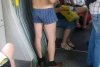 Se urcase într-un tramvai din București, când a văzut ceva inedit în fața sa. A făcut imediat o poză (FOTO) 602077