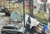 Anchetă de amploare după ce o macara s-a prăbușit peste o mașină în mers, în București 623639