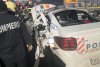 Mașină de poliție spulberată într-un accident cumplit la Caraș-Severin. Doi polițiști au fost grav răniți 638466