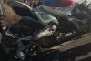 Mașină de poliție spulberată într-un accident cumplit la Caraș-Severin. Doi polițiști au fost grav răniți 638468
