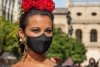 Dansatoare Flamenco îmbrăcate în negru, protest în Sevilla pentru micile afaceri lovite de criza COVID-19 683228