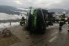Microbuz cu pasageri răsturnat în pasul Mestecăniş. Doi oameni au murit după ce au fost aruncaţi pe geam 690665