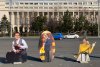 Protest PSD cu figurine din carton ale unor miniștri din Guvernul Cîțu 695945