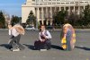 Protest PSD cu figurine din carton ale unor miniștri din Guvernul Cîțu 695949