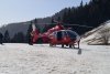 O fetiță de șase ani a căzut din telescaun de la patru metri înălțime! A fost chemat elicopterul SMURD  696693