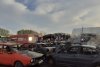 Incendiu uriaş în parcul auto al Regiei de Transport din Craiova. Patru autobuze şi 11 maşini, distruse 704395