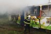 Un tramvai lovit de fulger a luat foc în mers, în Craiova 708770