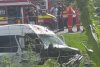 Accident rutier grav pe DN25 la Galaţi. Un microbuz cu călători a lovit frontal un autoturism 712690