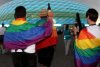 Un fan al Germaniei a intrat pe stadion cu steagul LGBTI. Suporterii au primit 20.000 de steaguri pentru a-i irita pe maghiari 713182