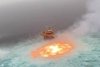 Un "ochi de foc" a ars pe suprafața oceanului timp de 5 ore, după fisurarea unei conducte subacvatice de gaz din Mexic 714728