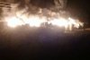 Incendiu puternic la un depozit de deșeuri plastice din Salonta. Două hale cuprinse de flăcări, intervin 30 de pompieri 715598