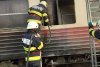Un tren de călători a luat foc în apropiere de Seleuș, Arad 716662