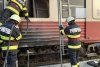 Un tren de călători a luat foc în apropiere de Seleuș, Arad 716663