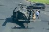 Elicopterul militar, filmat cu câteva minute înainte de aterizarea forţată în sensul giratoriu de la Aviatorilor, din București  716742