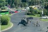 Elicopterul militar, filmat cu câteva minute înainte de aterizarea forţată în sensul giratoriu de la Aviatorilor, din București  716749