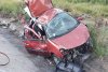 Mașina unei șoferițe de 21 de ani, din București, a fost strivită, într-un accident pe DN5, în Giurgiu. Traficul a fost blocat 717309