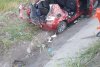 Mașina unei șoferițe de 21 de ani, din București, a fost strivită, într-un accident pe DN5, în Giurgiu. Traficul a fost blocat 717310
