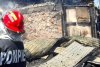 Complex turistic din Tulcea, mistuit de flăcări în șapte ore. Un pompier a ajuns la spital cu elicopterul SMURD, după ce i s-a făcut rău 717398