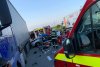 O femeie a murit după ce autoturismul pe care îl conducea s-a izbit violent de un TIR, la Jucu în Cluj 718241