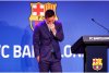 Leo Messi a izbucnit în lacrimi la conferința de presă de adio de la Barcelona: "Nu sunt pregătit pentru asta" 720939