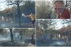 Zeci de case din satul Scăpău au fost făcute scrum într-un incendiu devastator în Mehedinţi 721131
